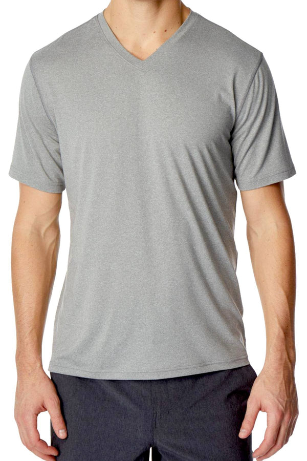 32 Degrees Ariel-Grey V-Neck T-Shirt