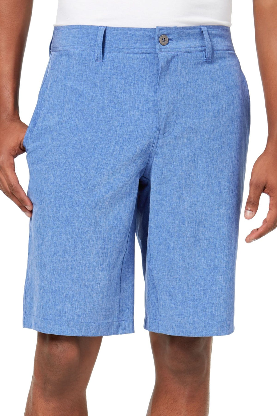32 Degrees Blue Bright-Melange 11" Stretch Performance Short