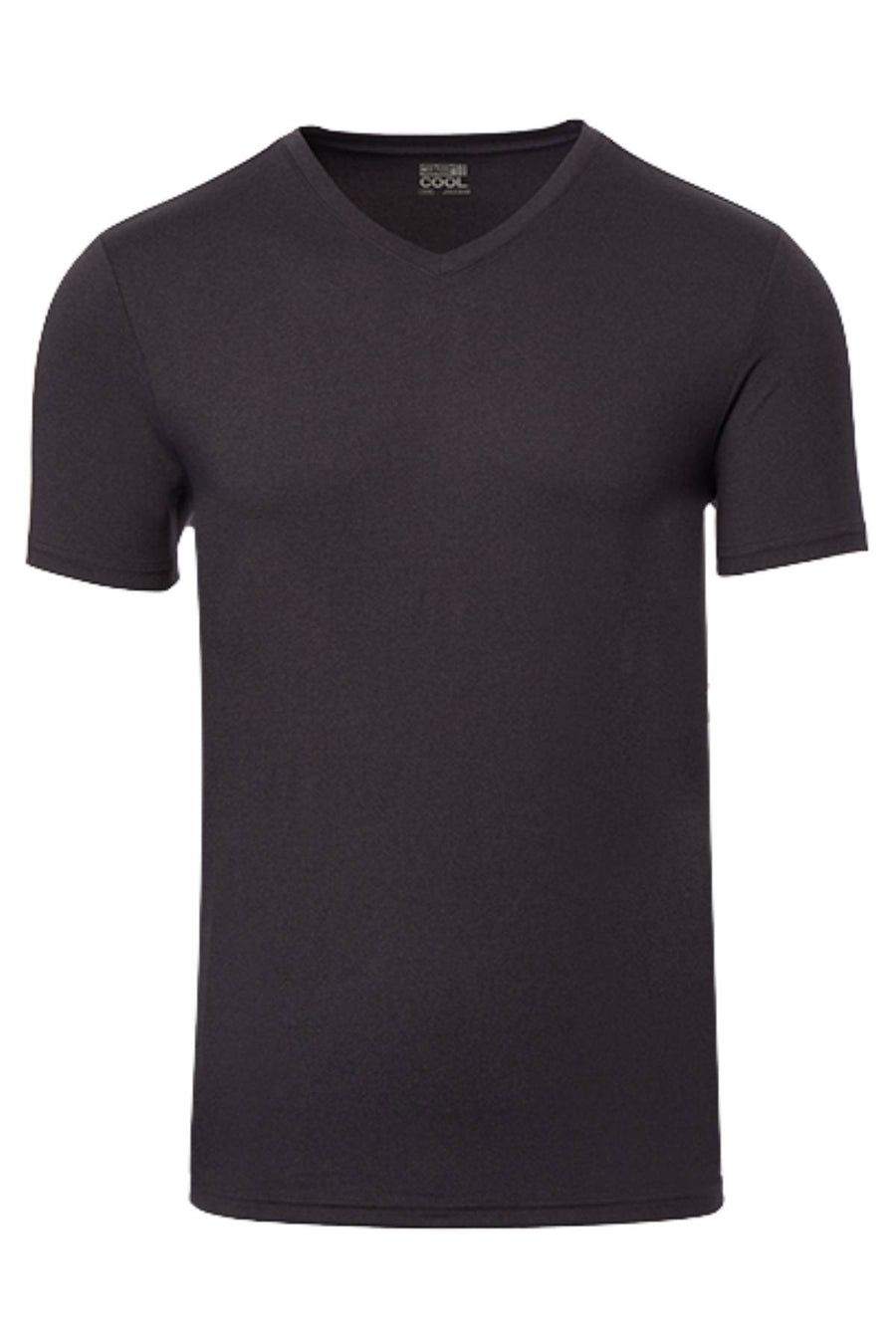 32 Degrees Heather-Jet-Black V-Neck T-Shirt