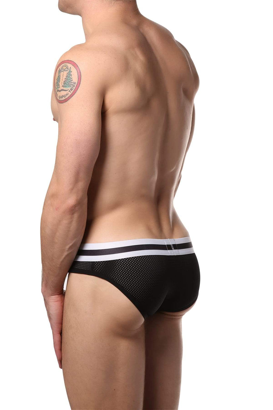 Eppure Luca Black Donato Low-Rise Brief