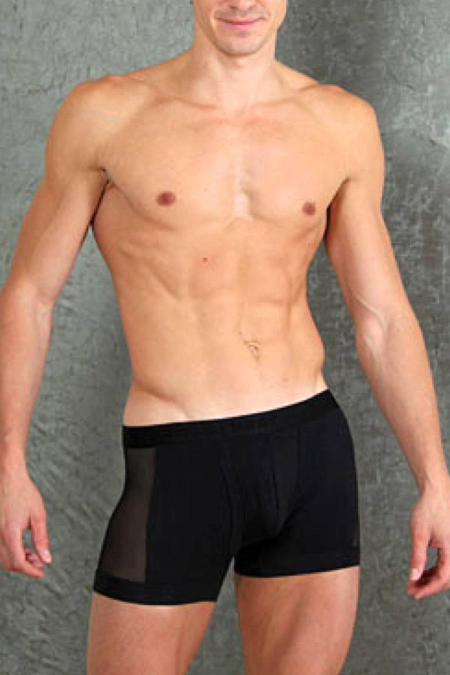 Doreanse Black Side Mesh-Panel Boxer Brief