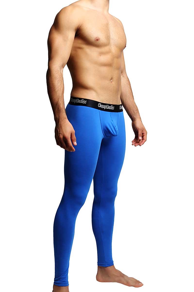 CheapUndies Blue Contour Pouch Long Underwear