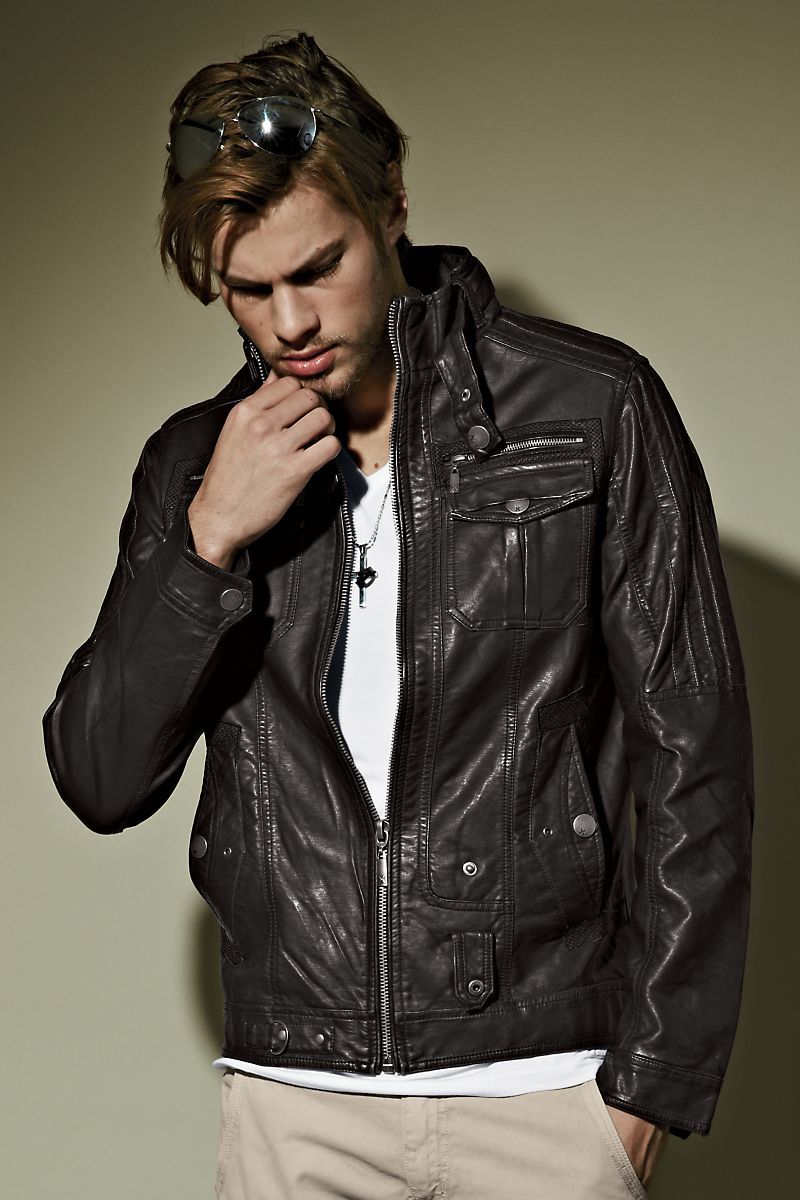X-Ray Jeans Brown Cocoa Pu Jacket