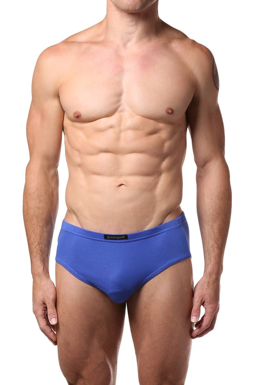Papi Pink/Blue/Navy/Grey/Black Low-Rise Brief 5-Pack