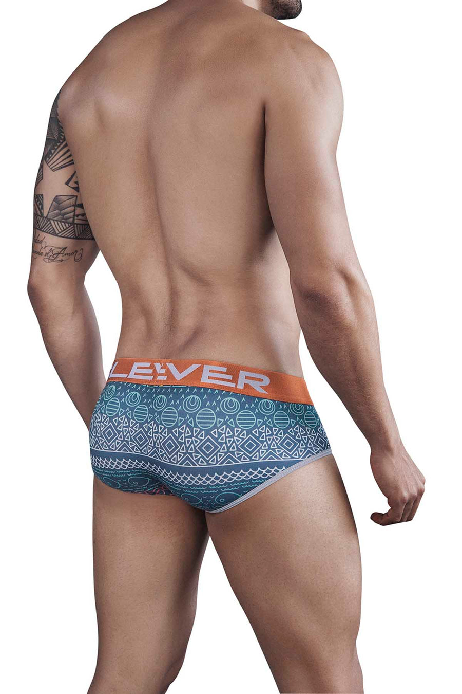 Clever Green Bantú Piping Brief