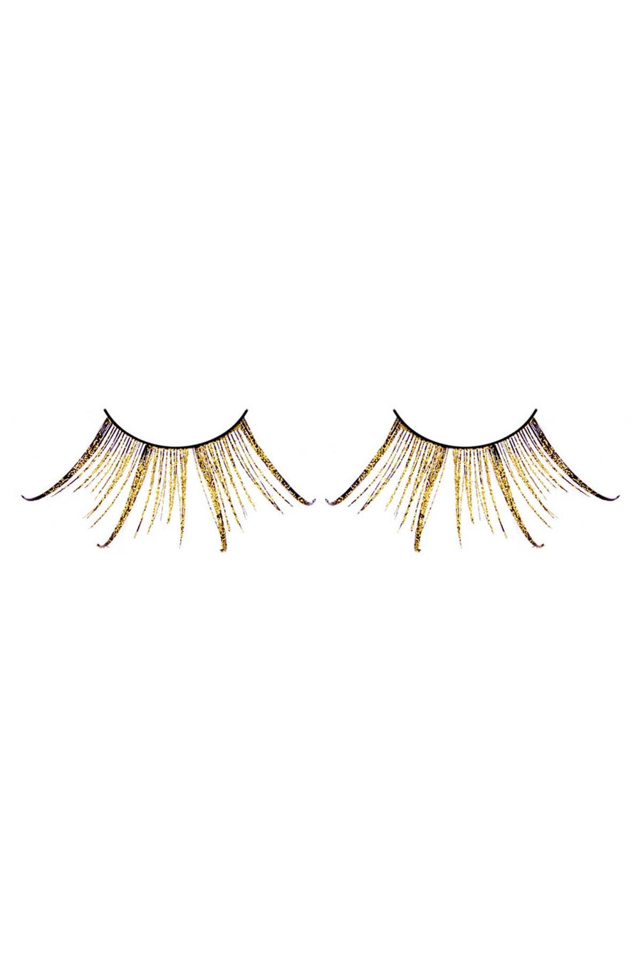 Baci Brown-Gold Starlight Edition Feathered Eyelashes