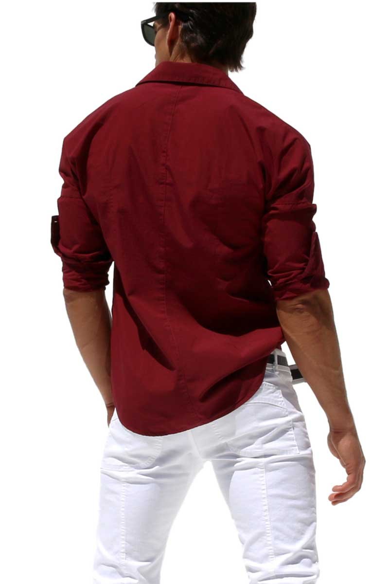 Rufskin WIne Revolver Button Up