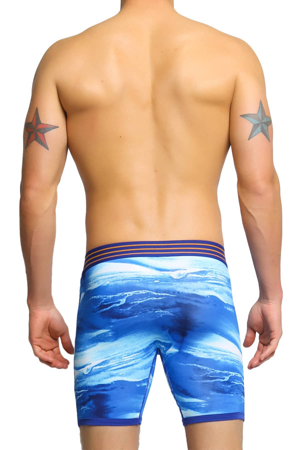 Balanced Tech Blue Performance Boxer Brief