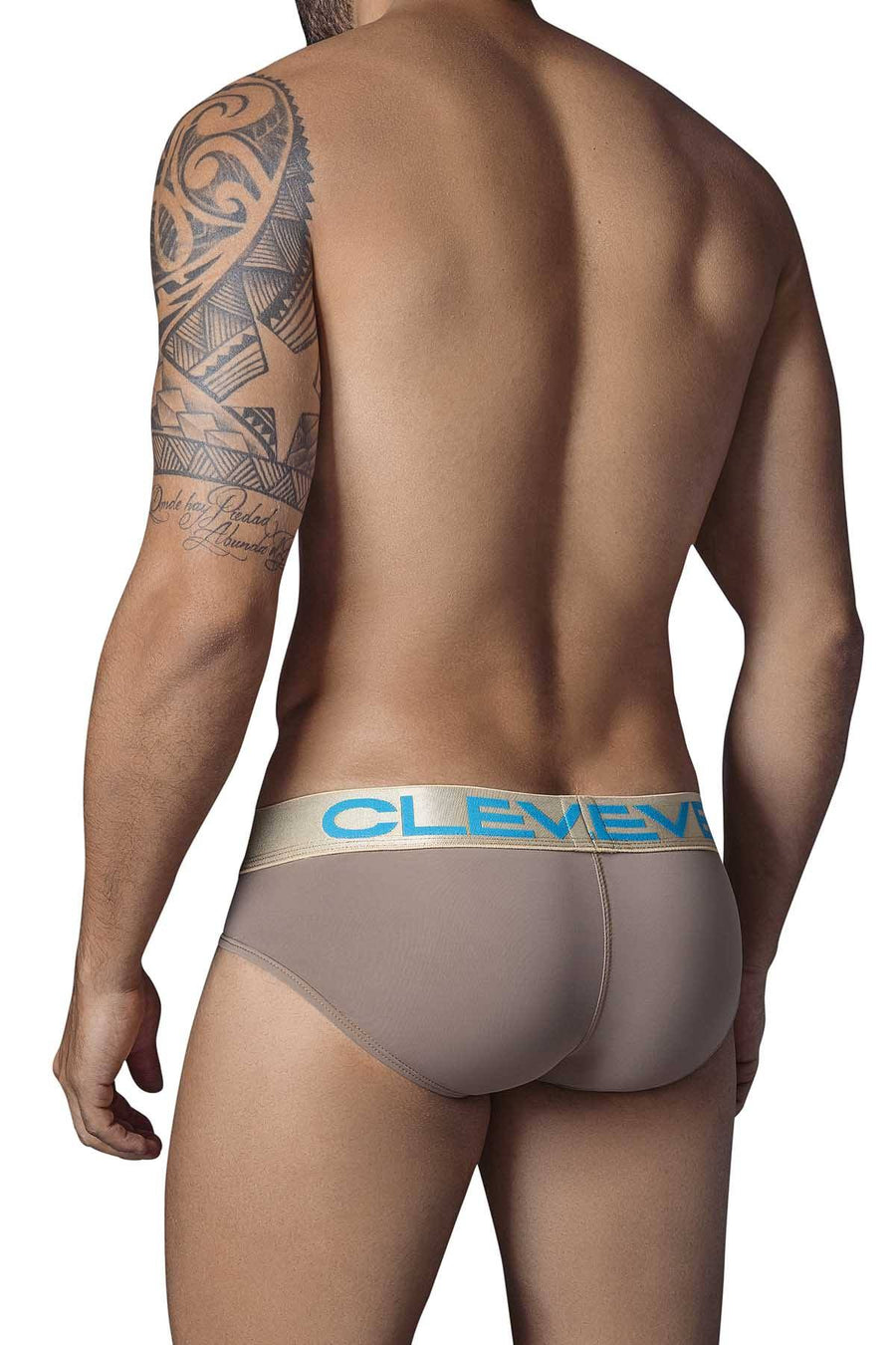 Clever Brown Navy Latin Brief