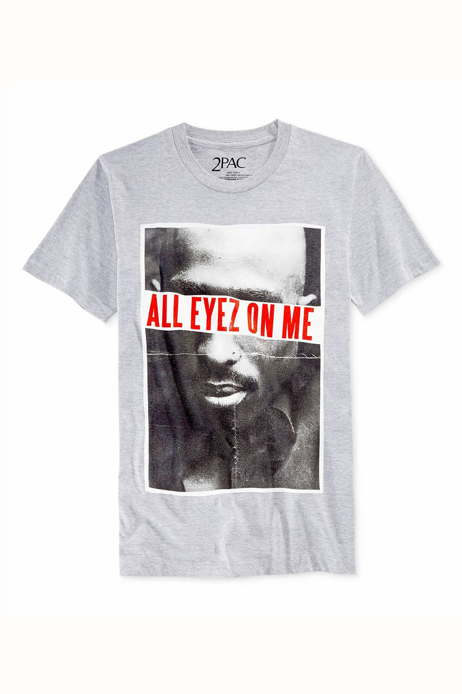 ew World Heather-Grey Graphic-Print T-Shirt