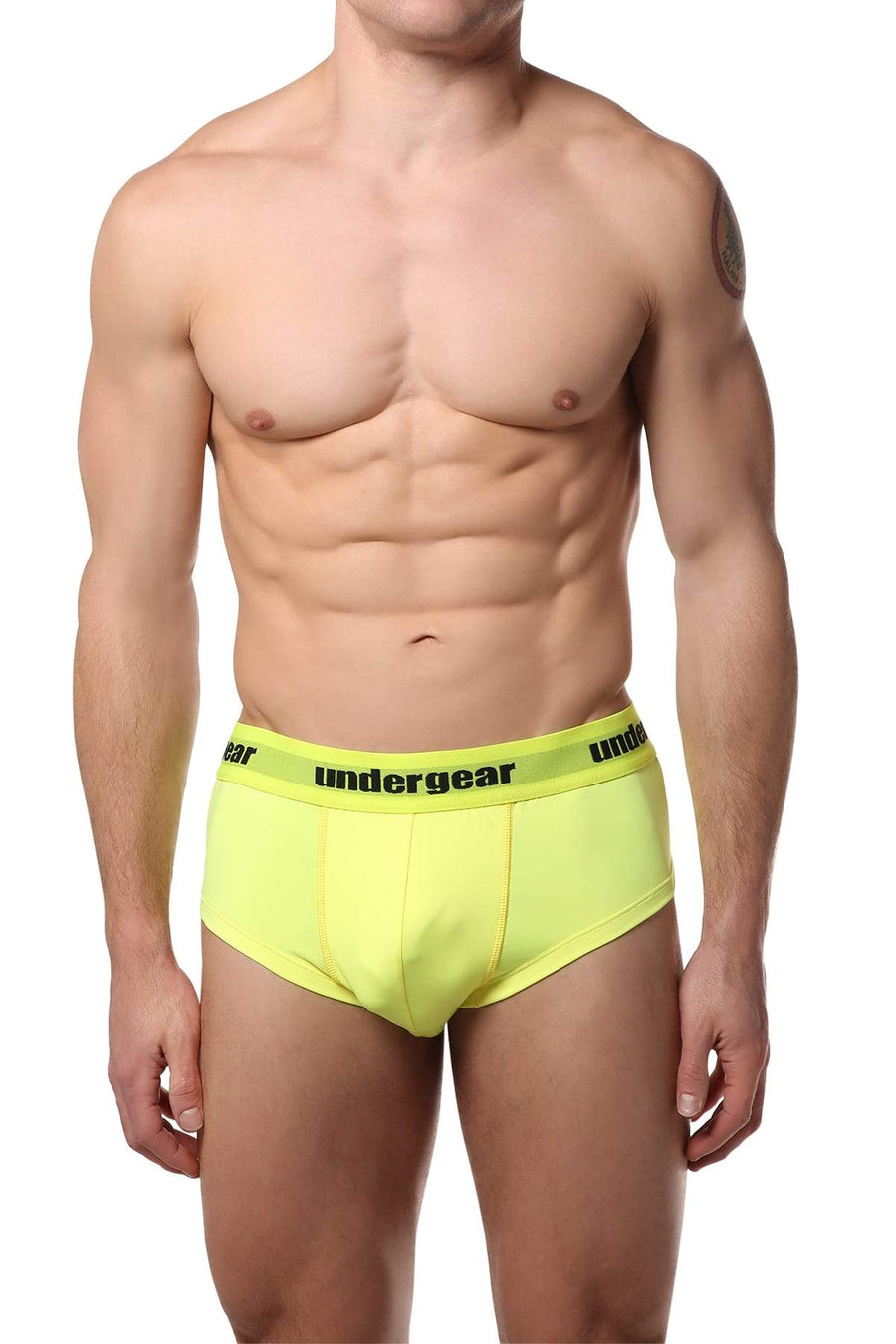 Undergear Neon Yellow Cheeky Brief
