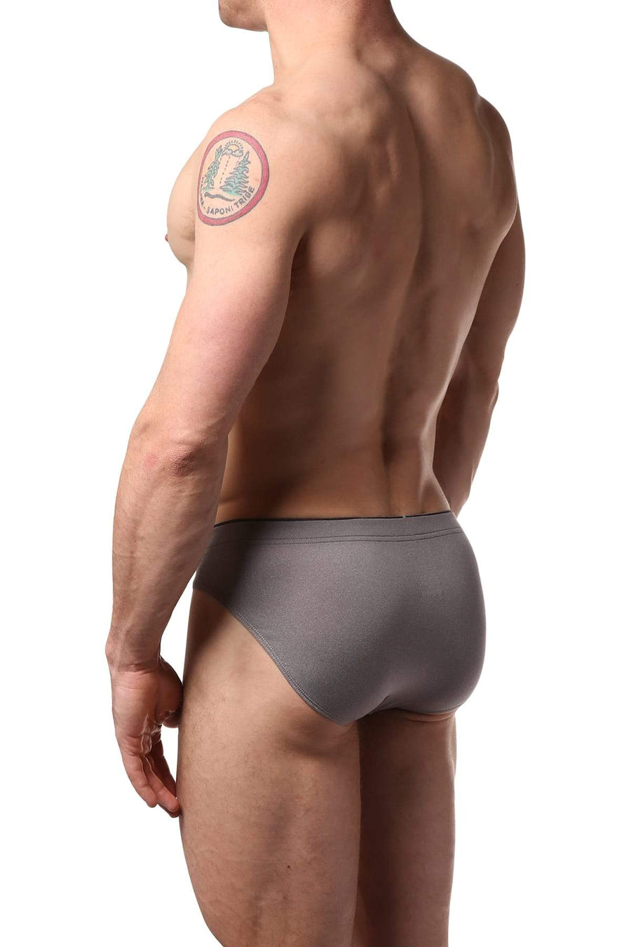 2(X)IST Heather-Grey Sliq Micro Brief