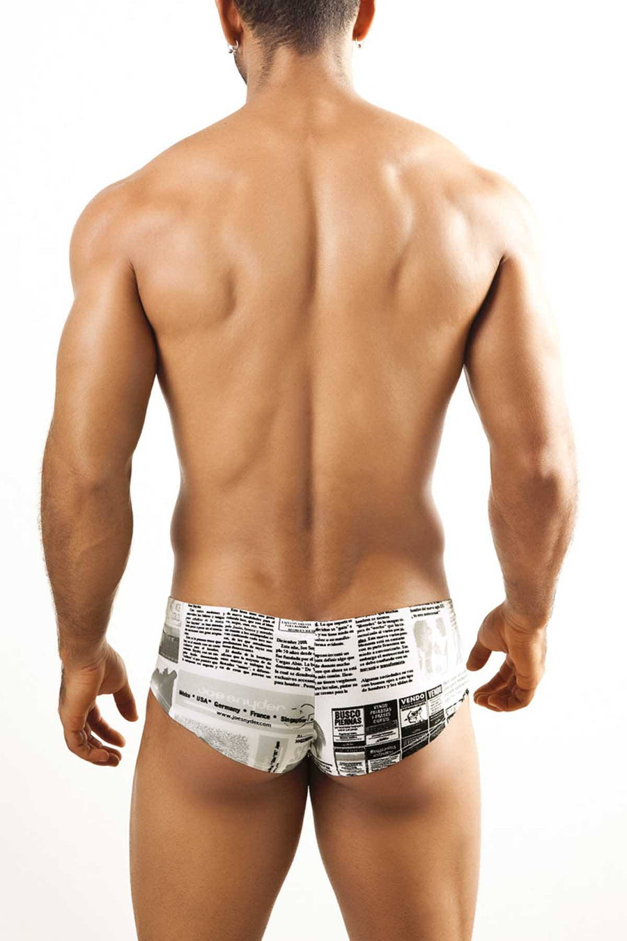 Joe Snyder Newsprint Bulge Boxer