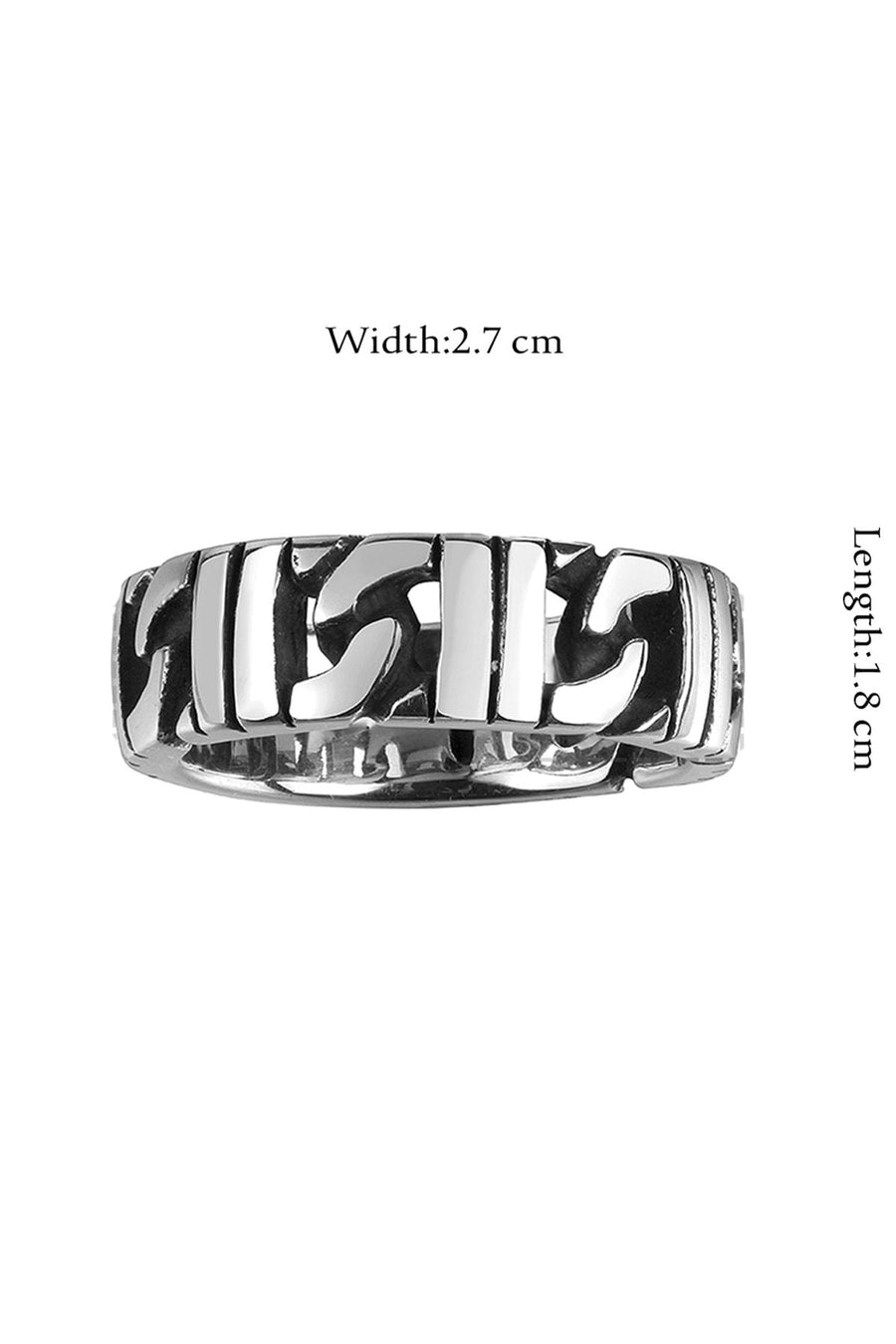 Gomaya Casting Epoxy Stainless Steel Ring