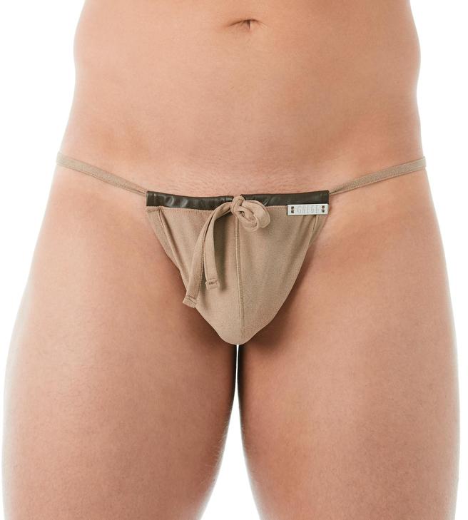 Gregg Homme Sand Wild West Faux-Suede String