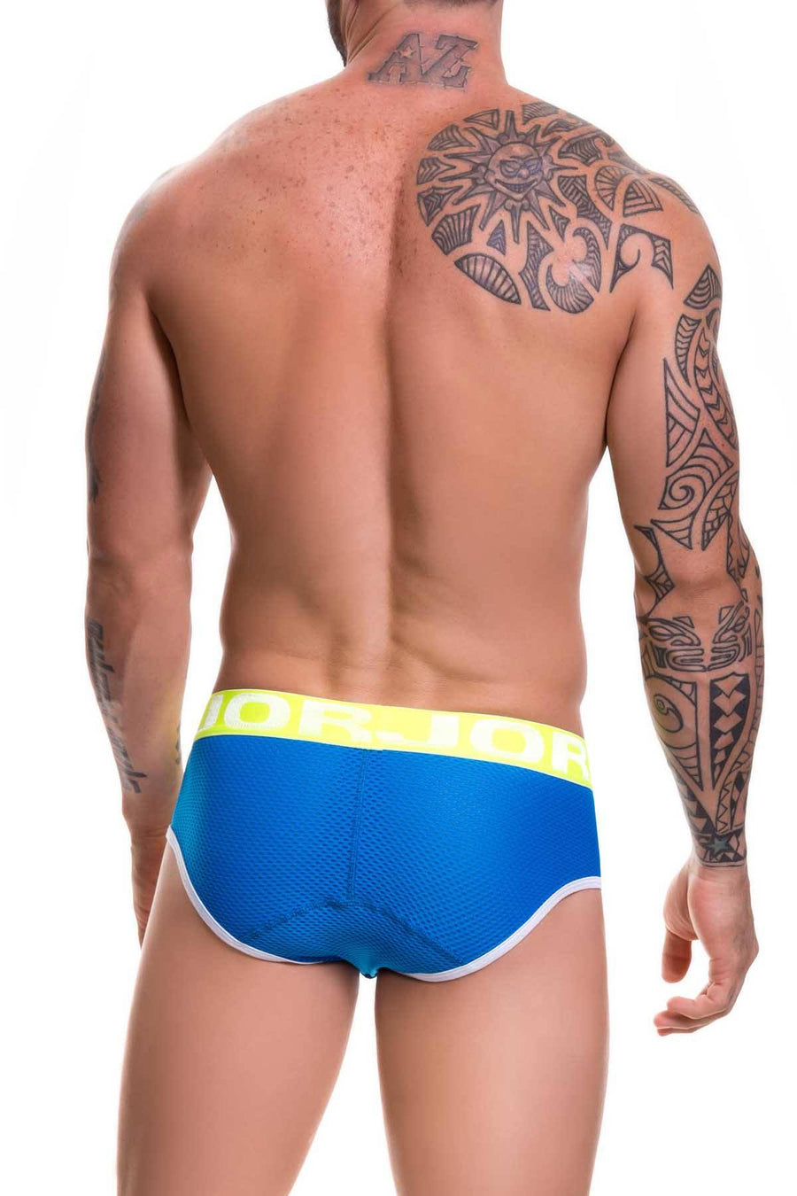 Jor Blue/Neon-Yellow Electro Brief