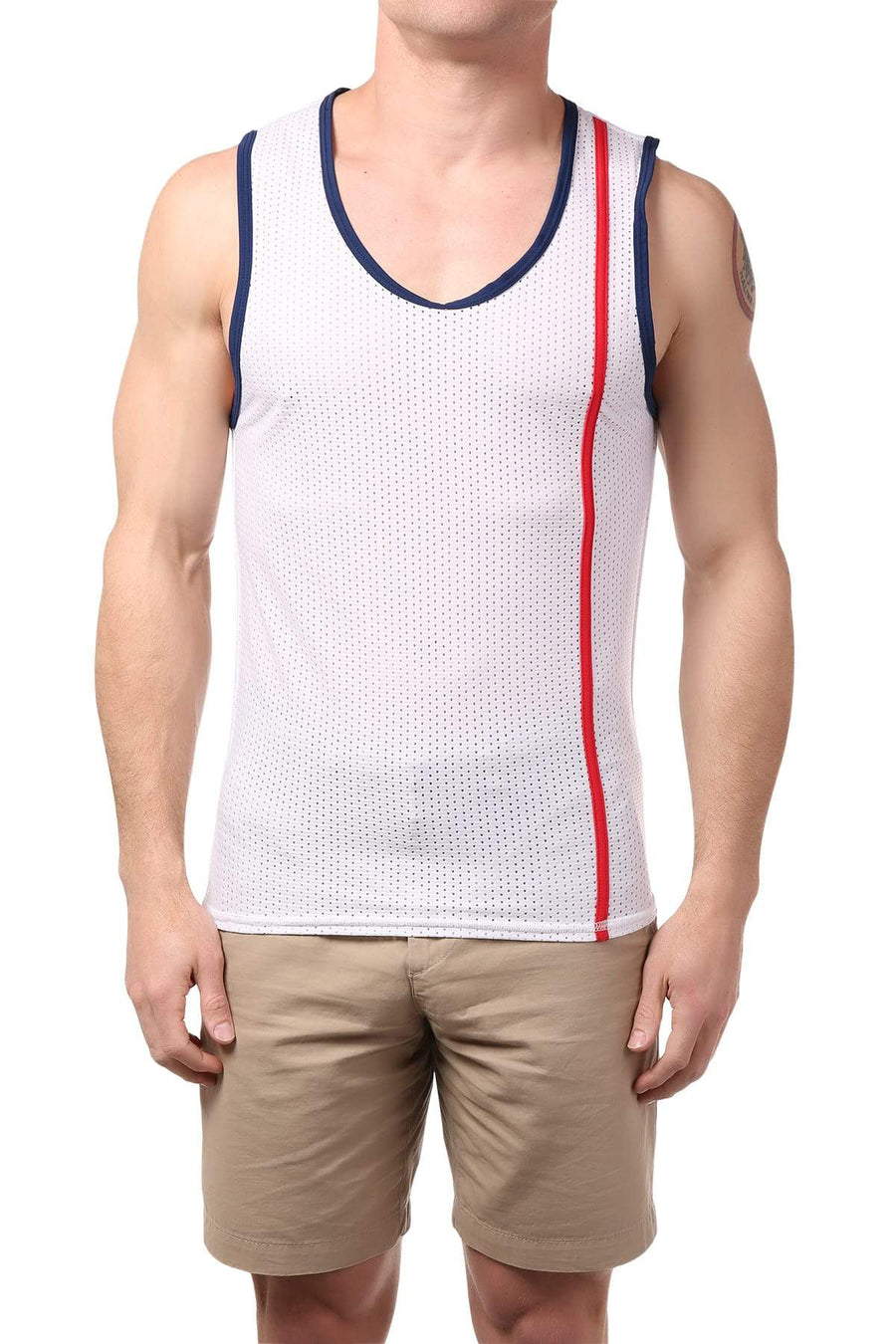 Gigo White Joki Ses Tank Top