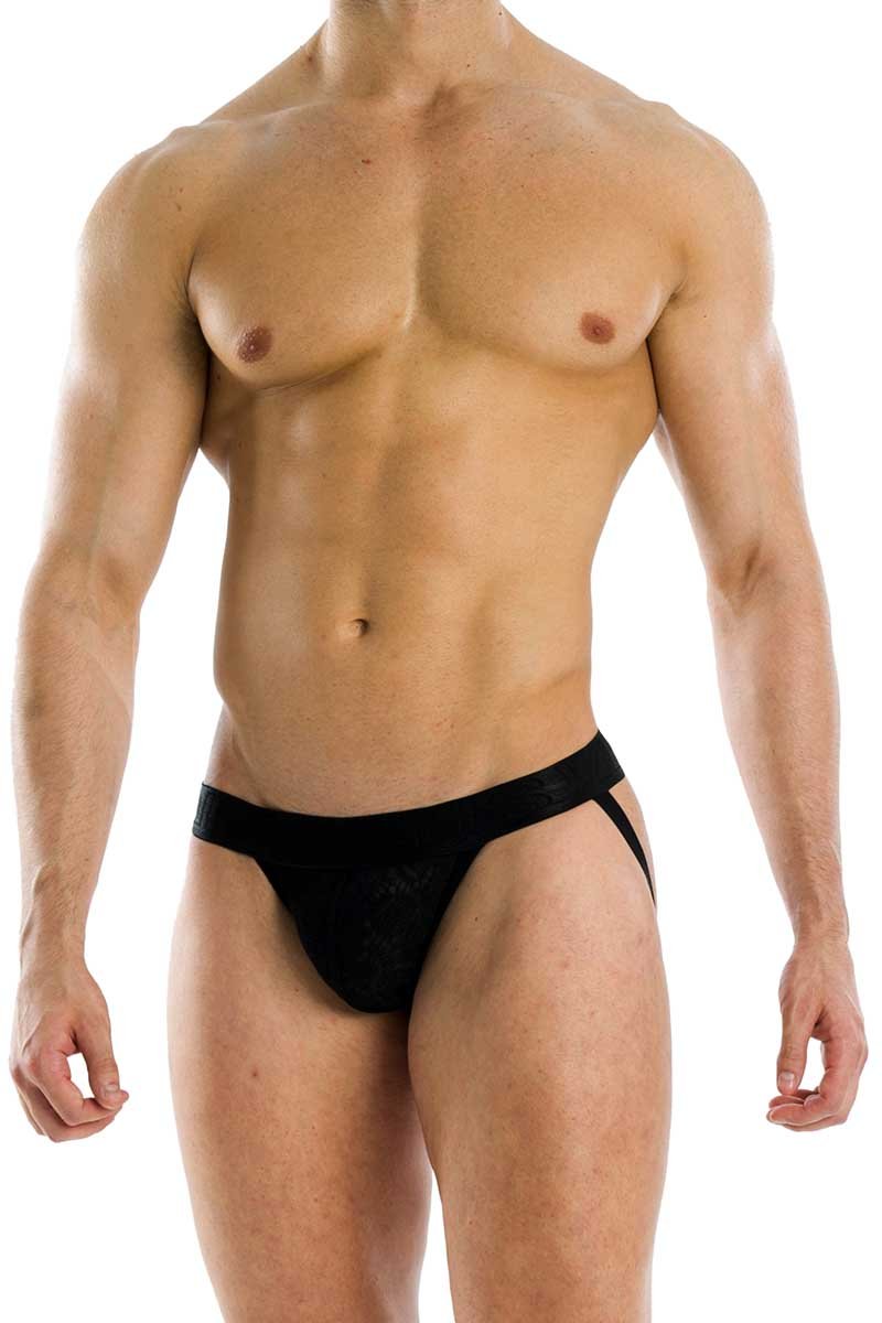 Modus Vivendi Black Geo Jockstrap