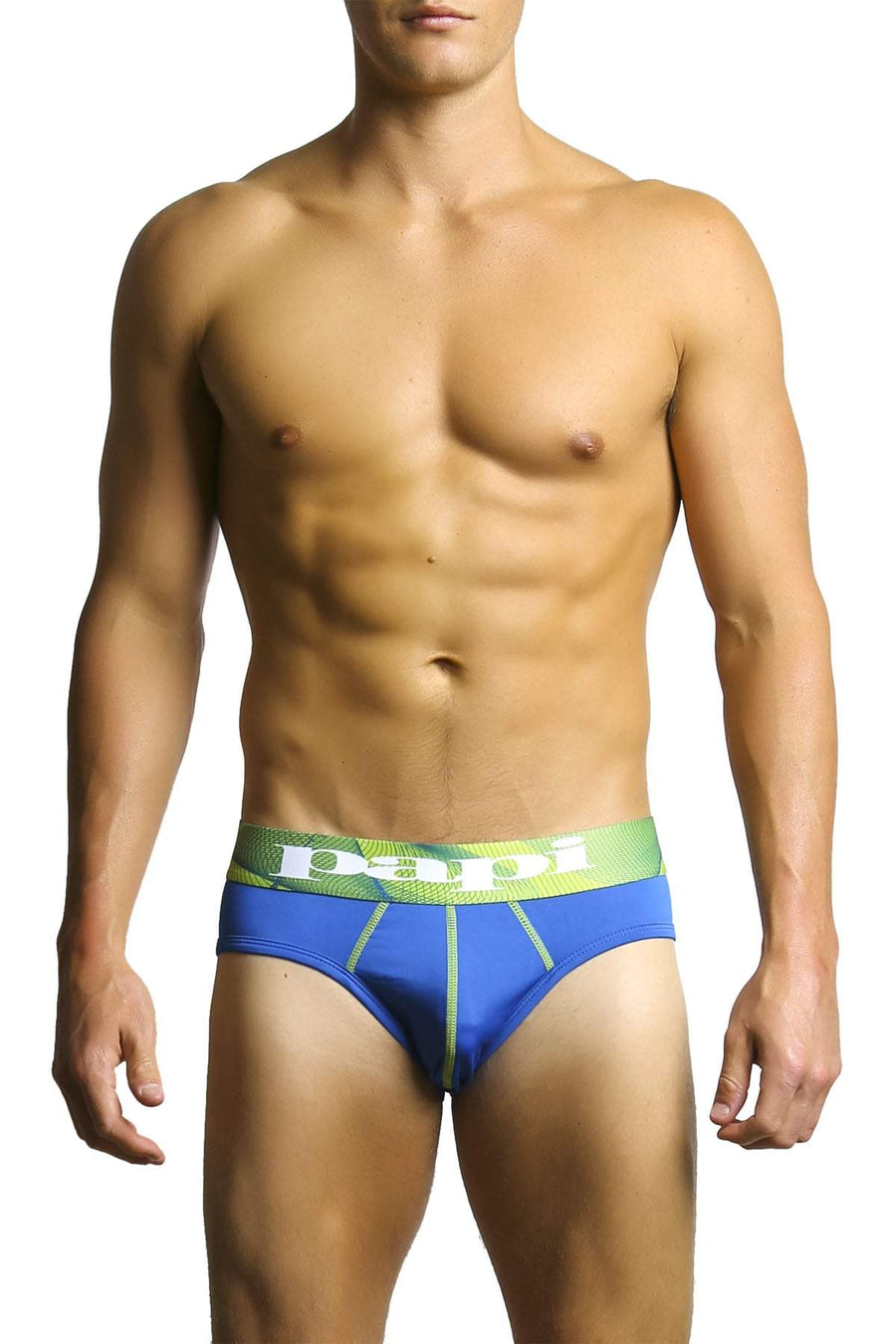 2-Pack Papi Blue & Green Microfusion Performance Brief