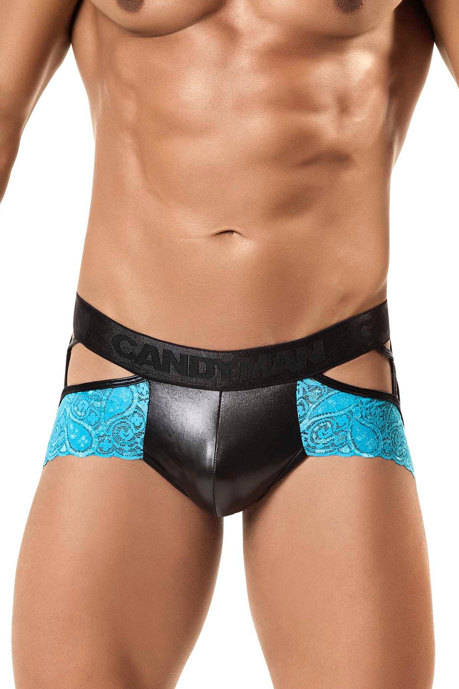Candyman Blue Lace Jock Thong