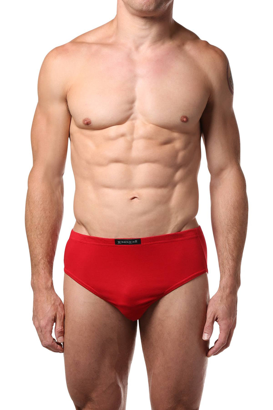 Papi Red/Grey/Black Low-Rise Brief 5-Pack