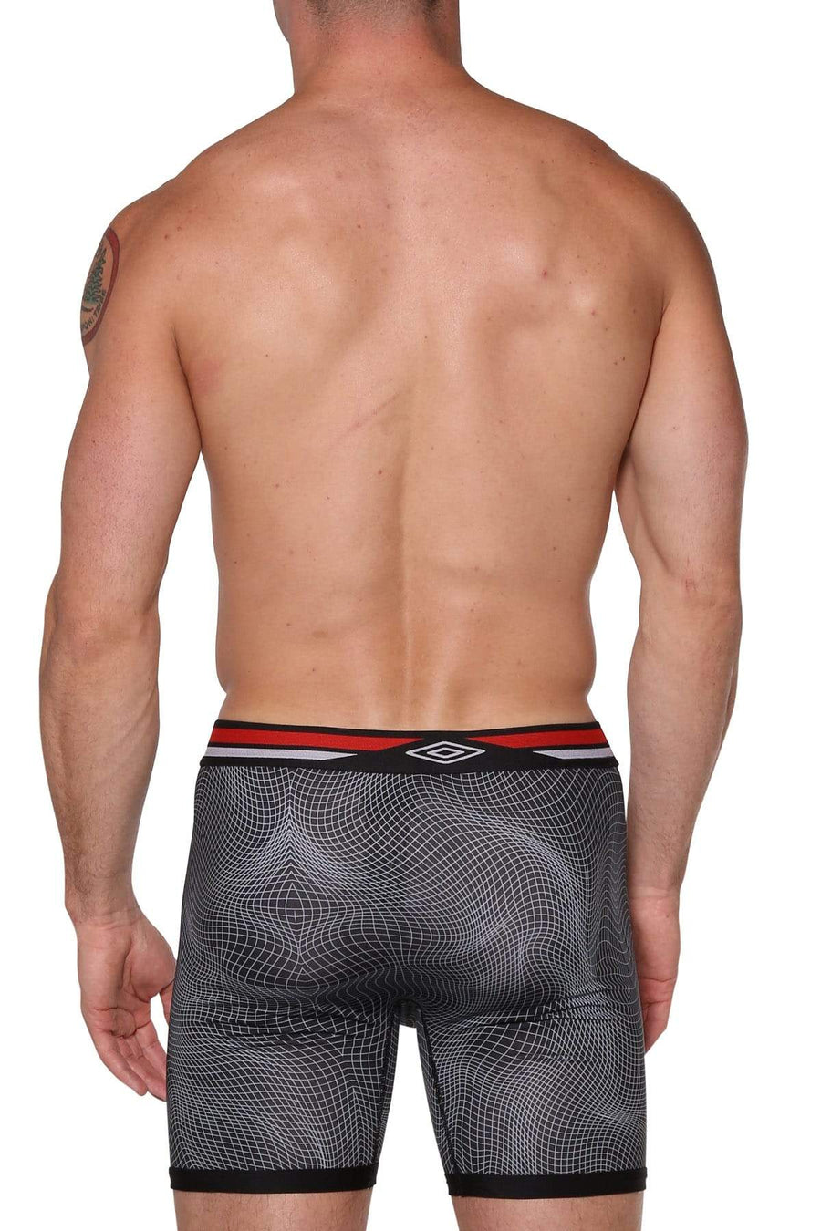 Umbro Black/White Performance Boxer Brief