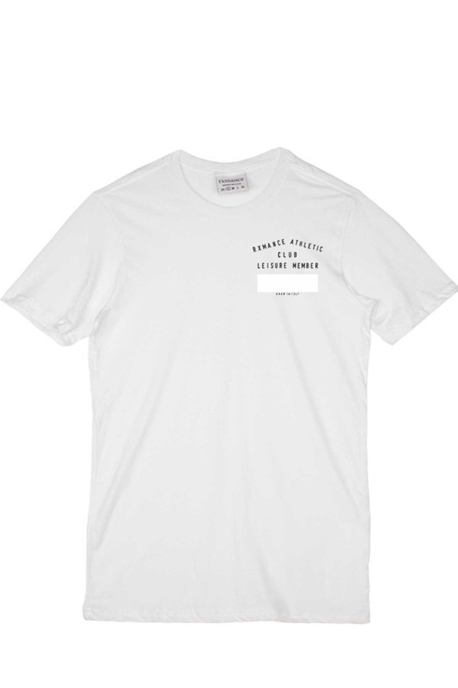 Rxmance White Club Crew Tee