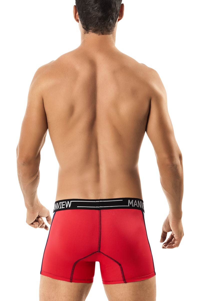 Manview Red Craven Microfiber Boxer