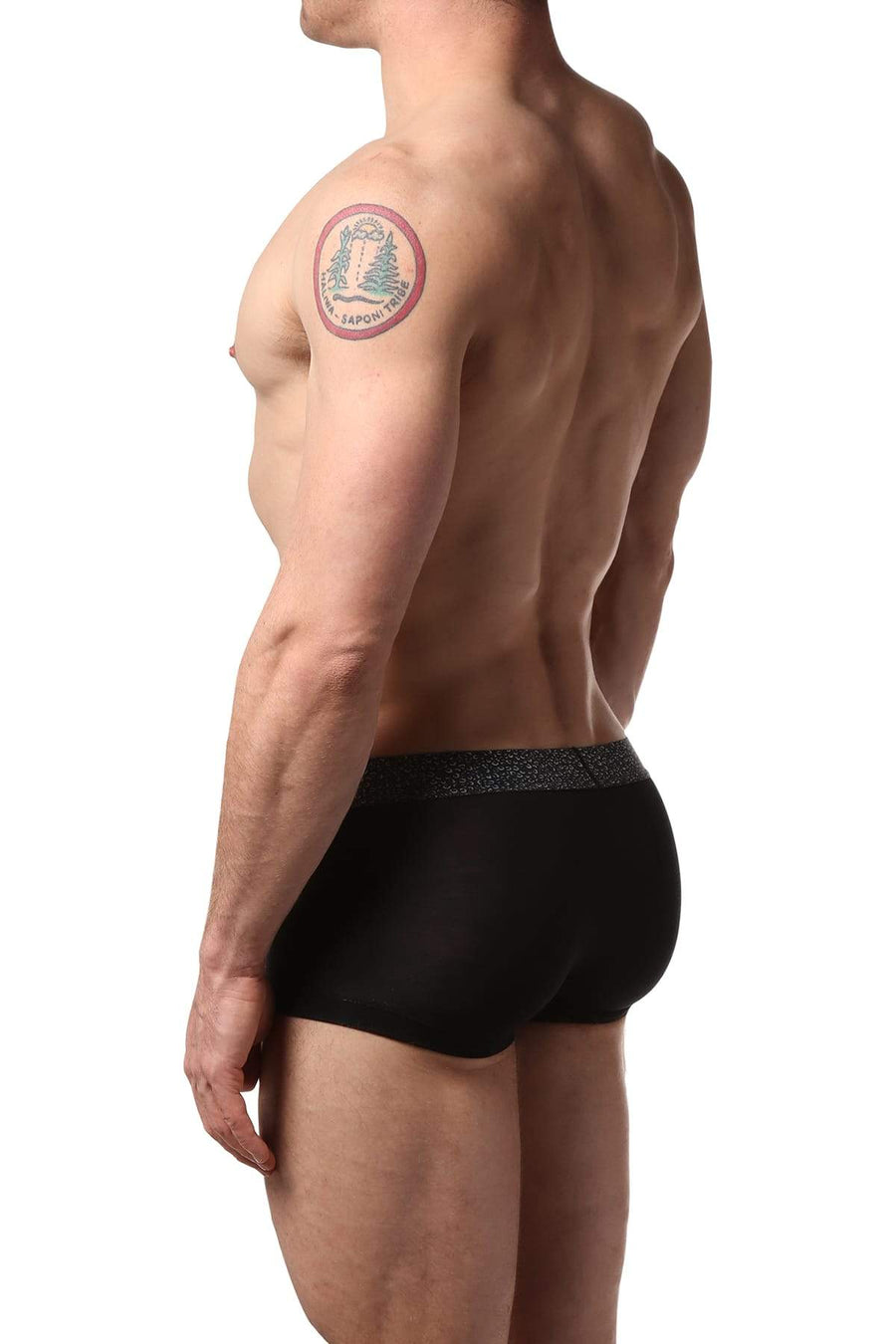 2(X)IST Black Graphic Modal No-Show Trunk