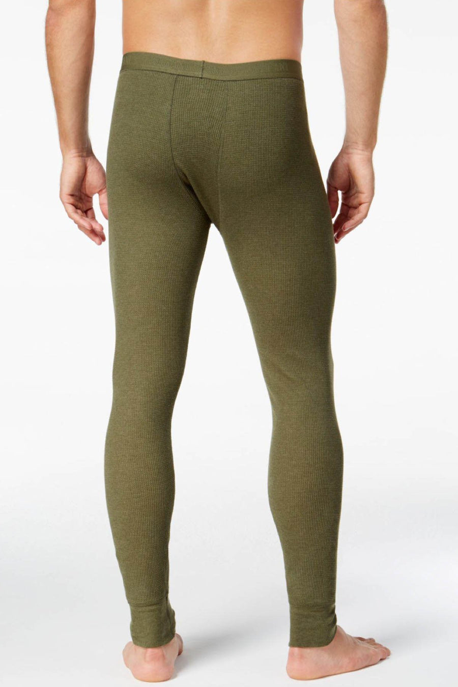 Alfani Fatigue Green Thermal Knit Waffle Pant