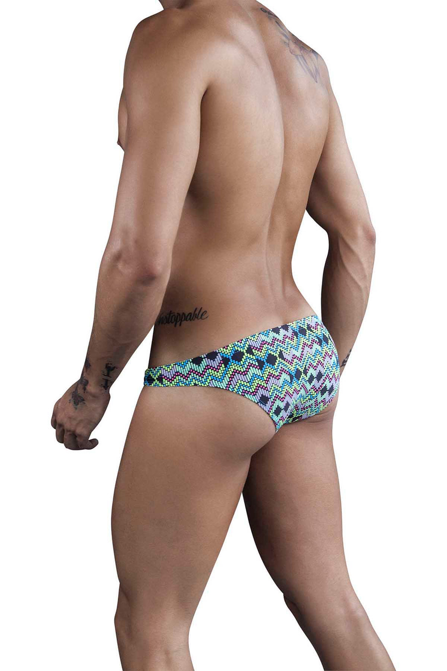 Pikante Green Mosaic Castro Brief