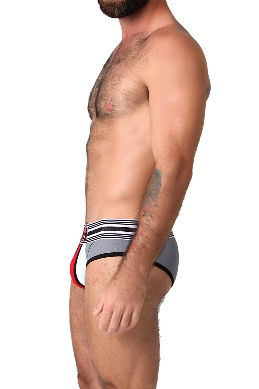 Cellblock 13 Red/White/Grey Cellmate Brief