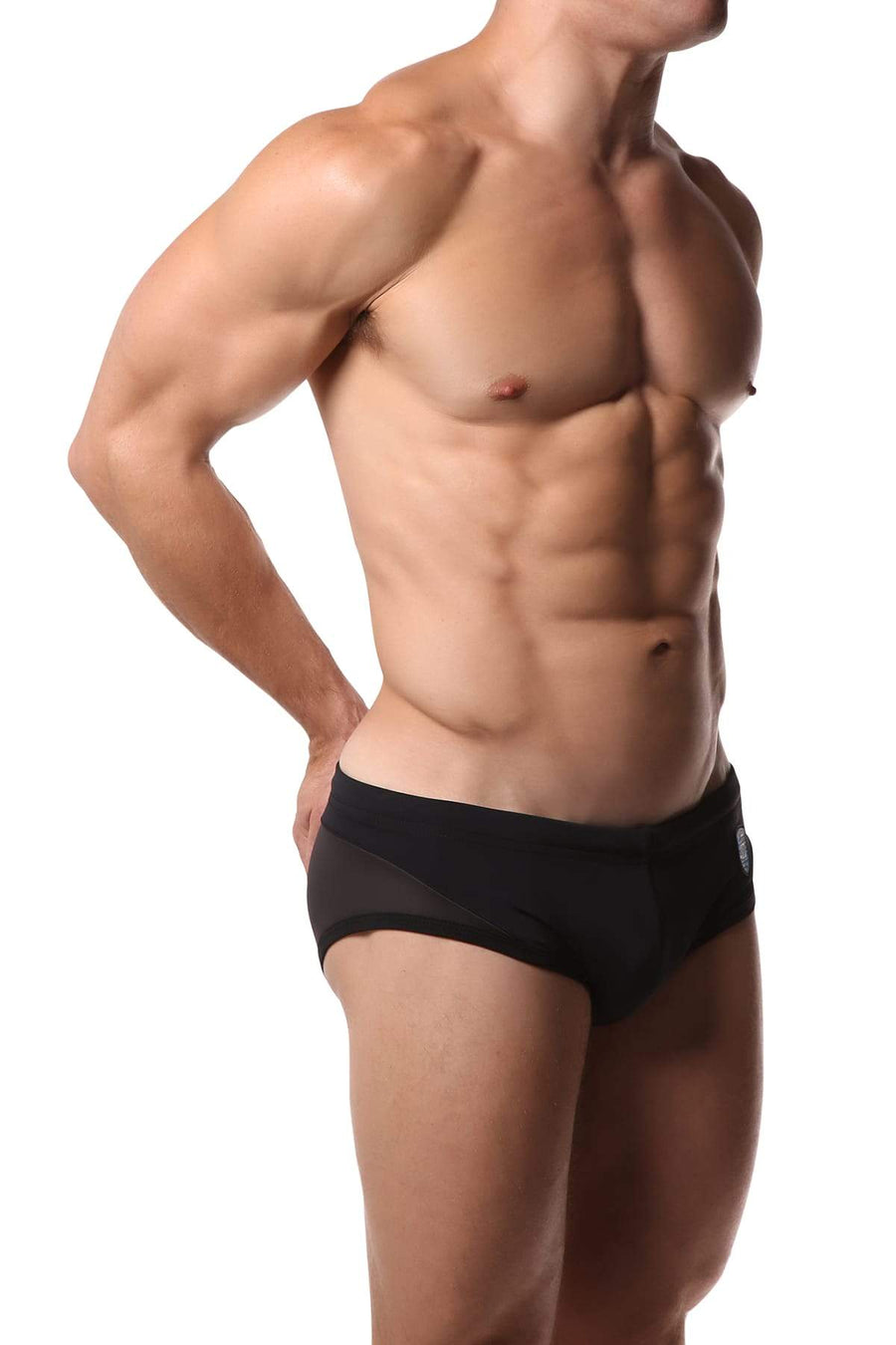 Freedom Reigns Black & Charcoal Swimwear