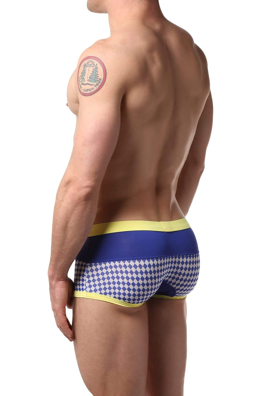 Manview Yellow Checkered Trunk