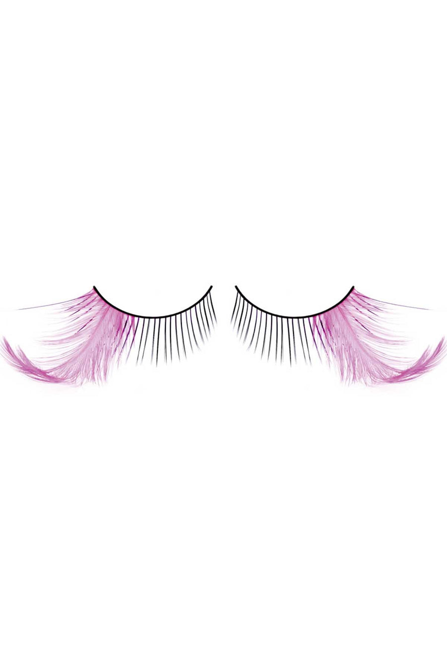 Baci Black with Pink Feather Paradise Dreams Eyelashes
