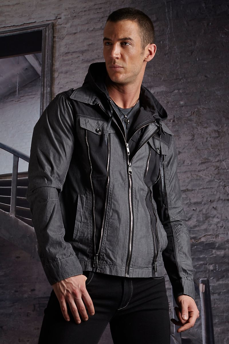 RNT23 Grey Super Zip-Jacket