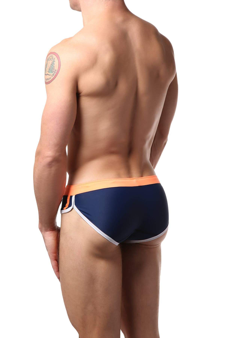 Gigo Blue & Orange Hot Swim Brief