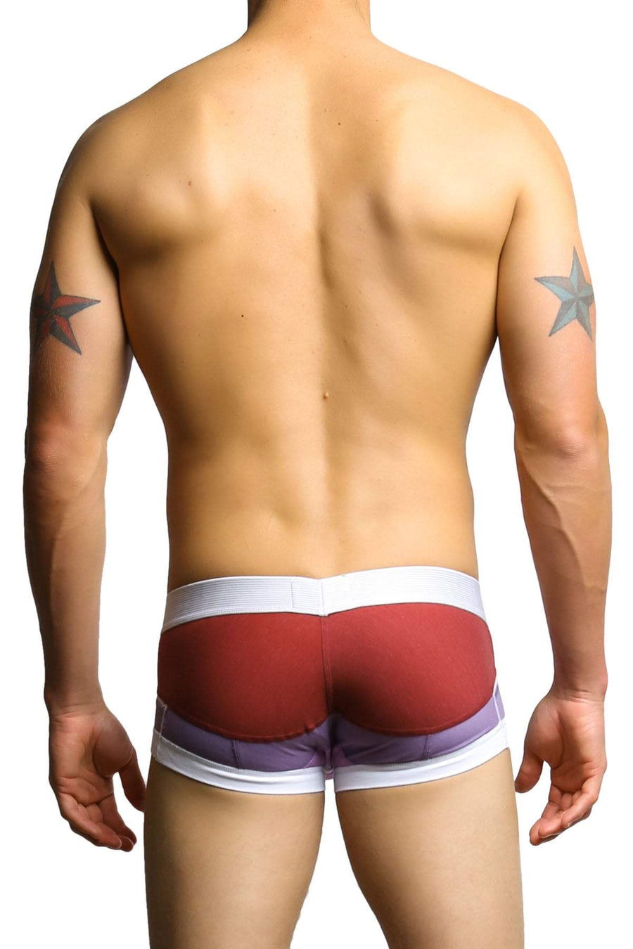 Joe's Jeans Purple & Red Boxer Trunk