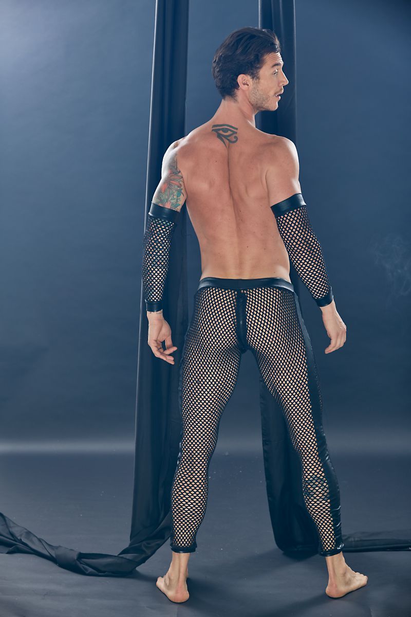 Extreme Collection Dungeon Black Mesh Legging