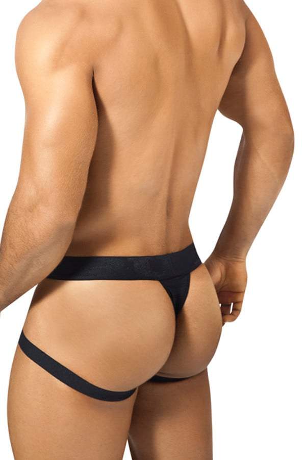 PPÜ Black Striped Jock Thong