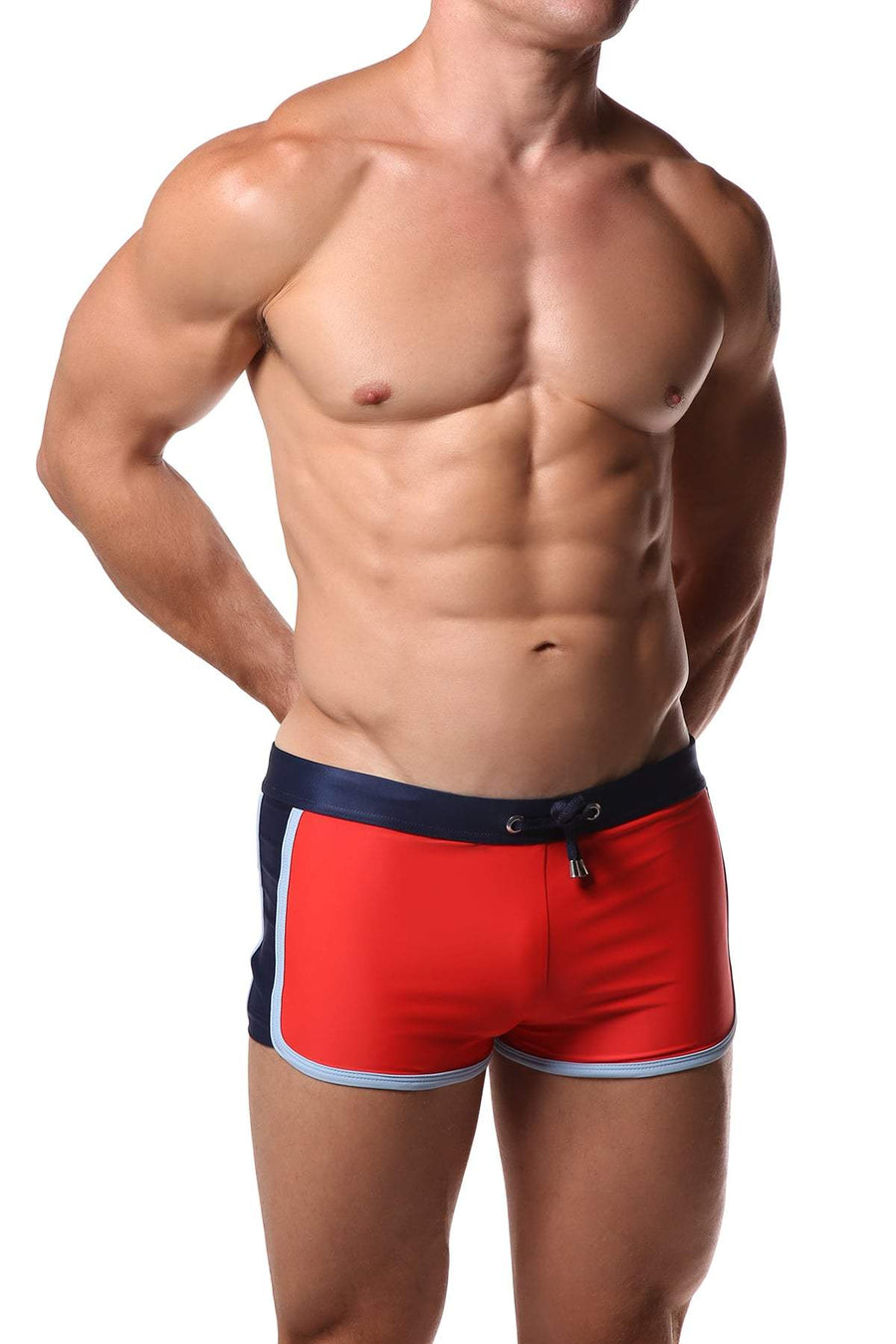 Kine Red Swim Trunks