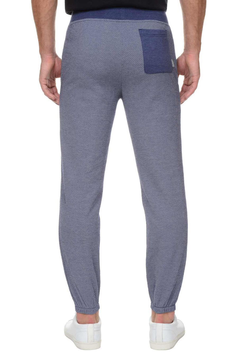 2(X)IST Blue Textured Drawstring Lounge Pants