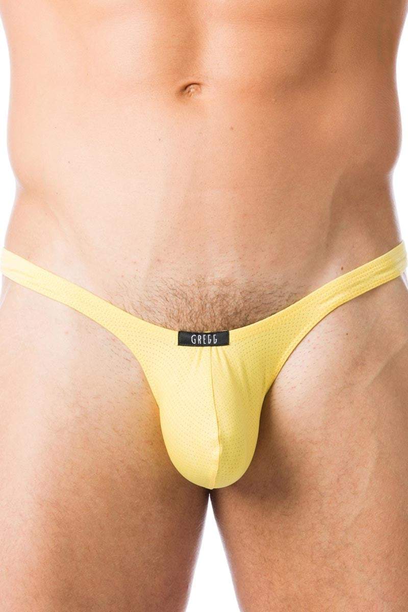 Gregg Homme Yellow Charged Thong