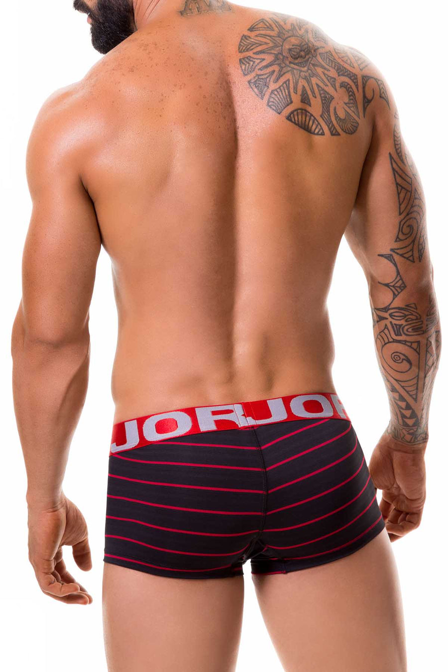 Jor Black/Red Milan Boxer Trunk