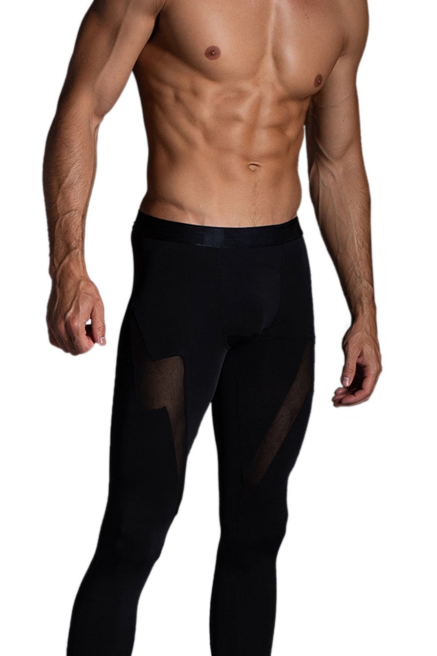 5=TEN Physiotech Mesh Panel Legging in Black