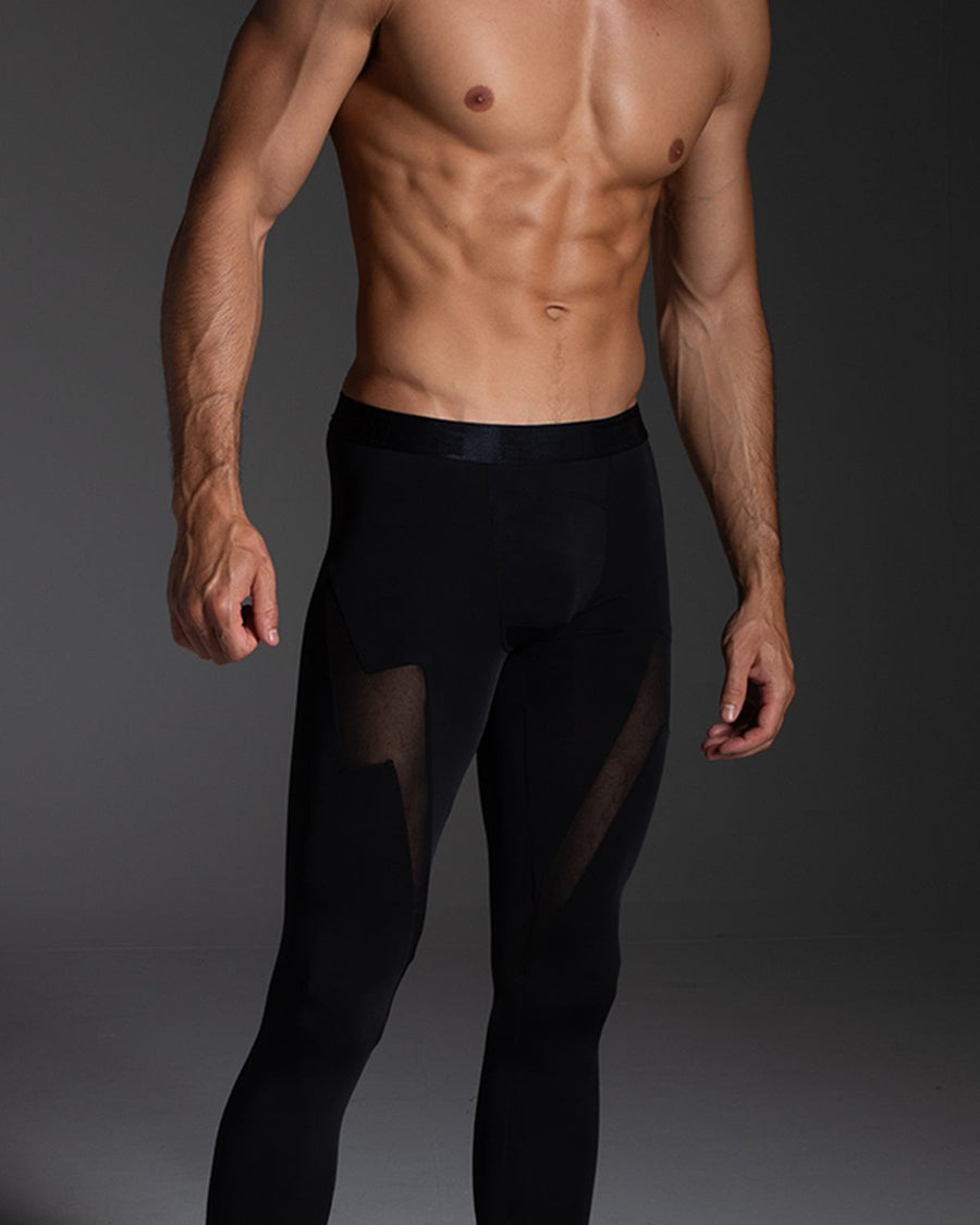 5=TEN Physiotech Mesh Panel Legging in Black