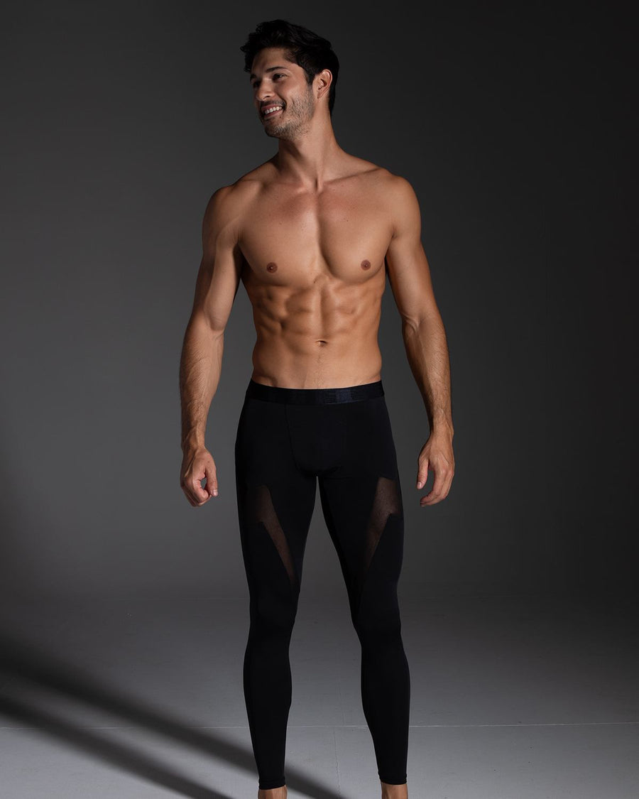 5=TEN Physiotech Mesh Panel Legging in Black