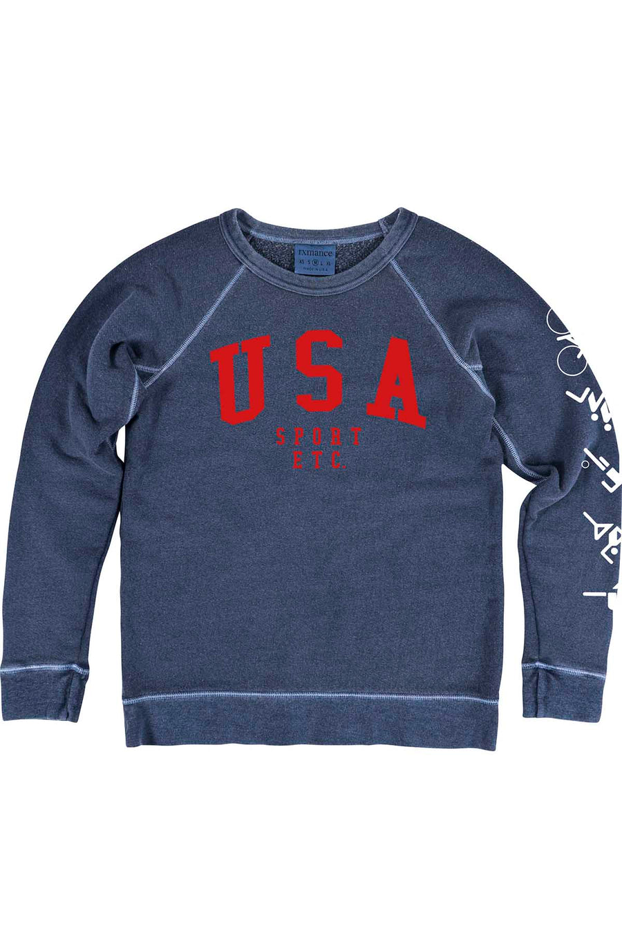 Rxmance Unisex Navy Blue USA Sweatshirt