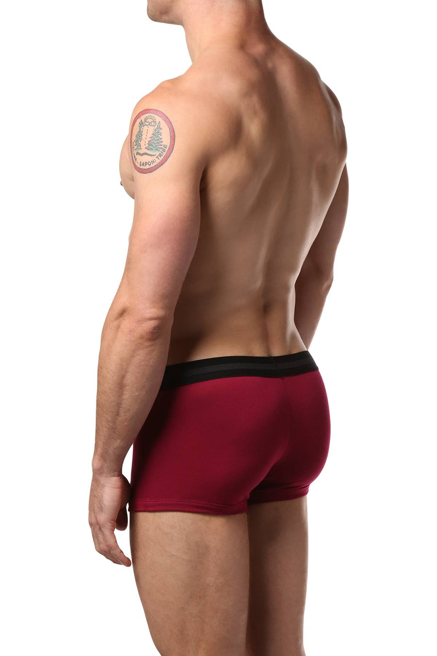 Papi Beet/Black/Print Brazilian Trunk 3-Pack