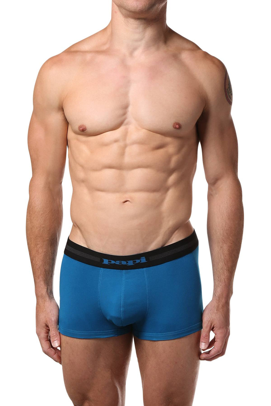 Papi Ocean/Black/Print Brazilian Trunk 3-Pack